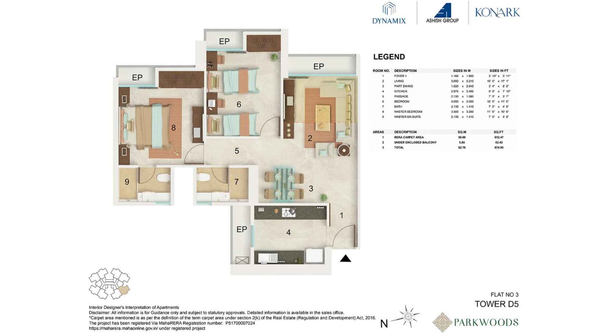 Dynamix-Parkwoods-Floor-Plan-2-BHK-674-Sqft